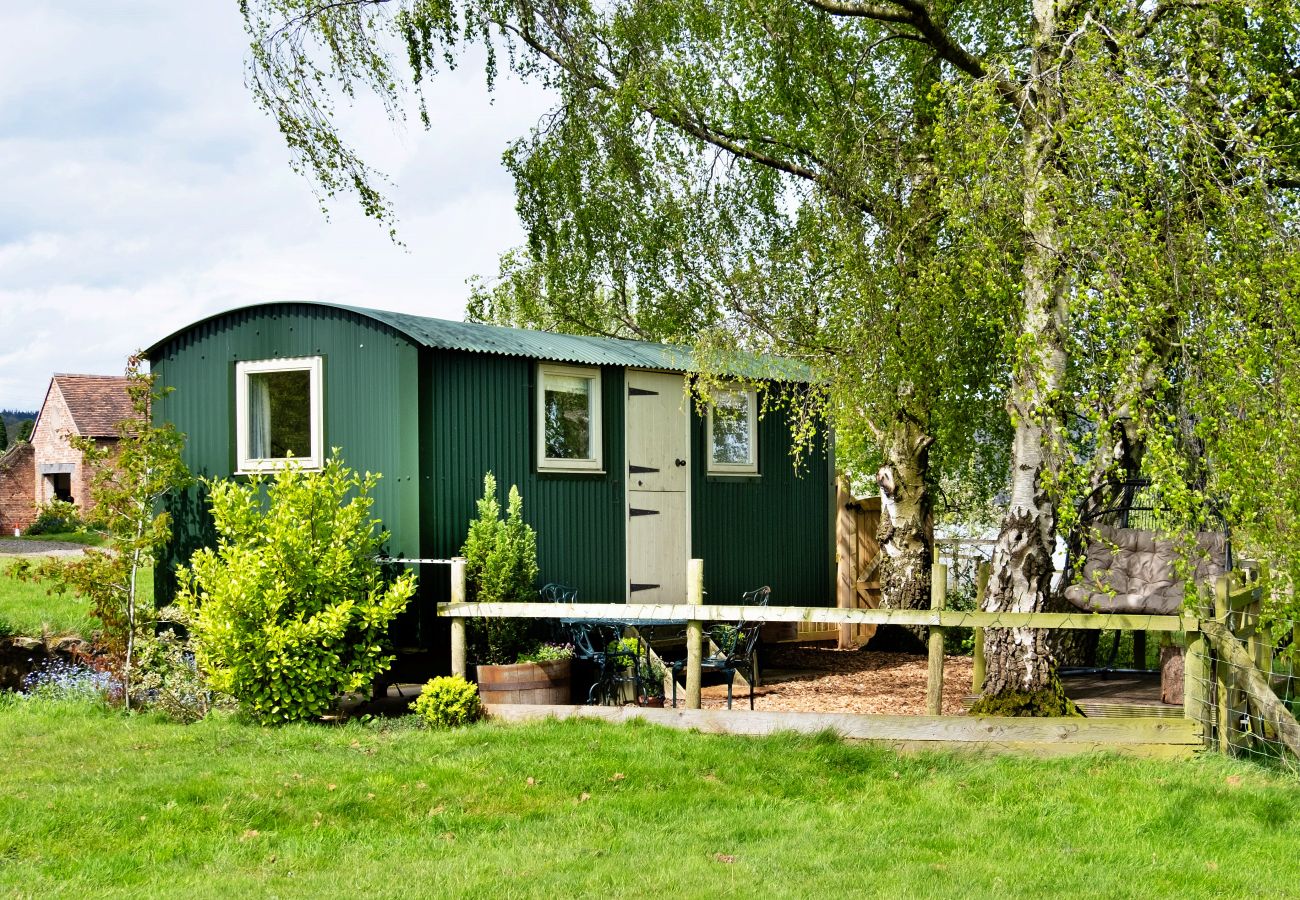 Cabin in Nordley - Hay and Hedgerow Glamping